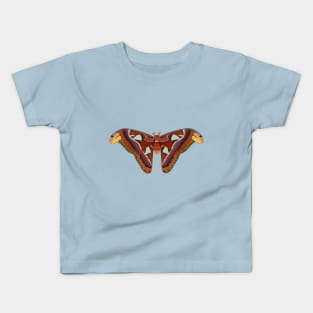 A vector illustration of an atlas moth Kids T-Shirt